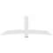 Ekena Millwork Bellingham Architectural Grade PVC Gable Bracket, 84"W x 31 1/2"H x 2"D x 6"F, 9/12 Pitch GBP084X32X0206BEL00 - alternate 4